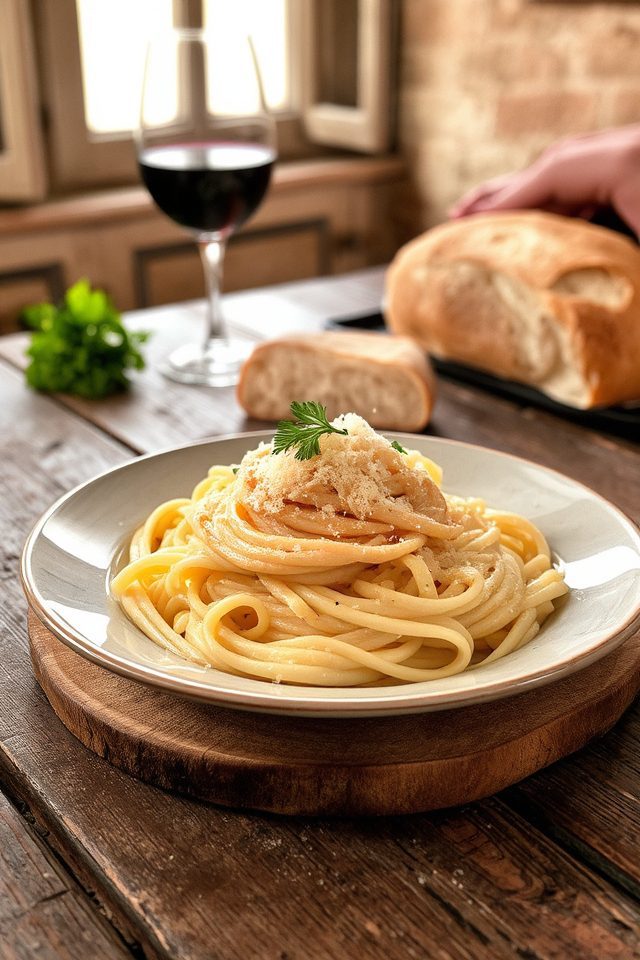variety of italian pasta