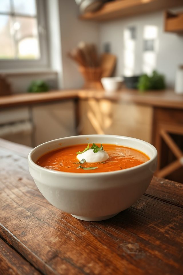 variety of soup options