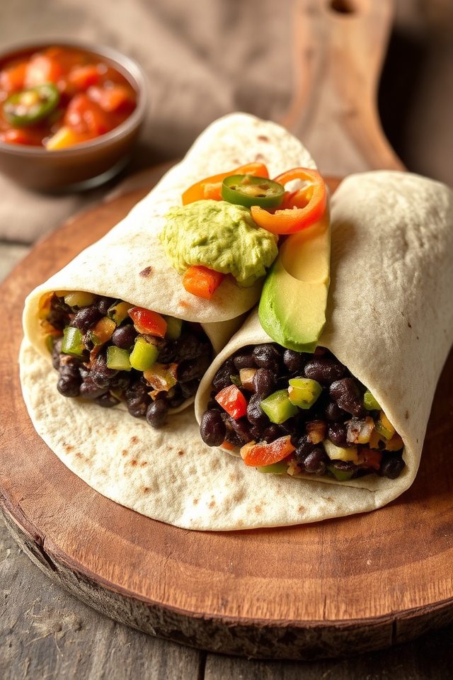 vegan black bean meals