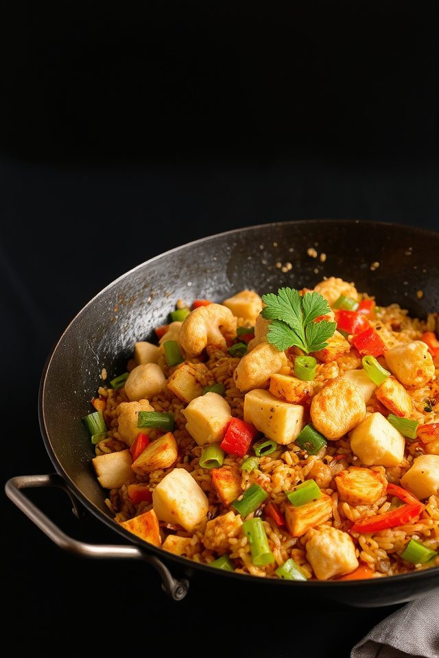 vegan cauliflower fried rice