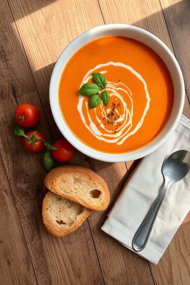 vegan creamy tomato basil