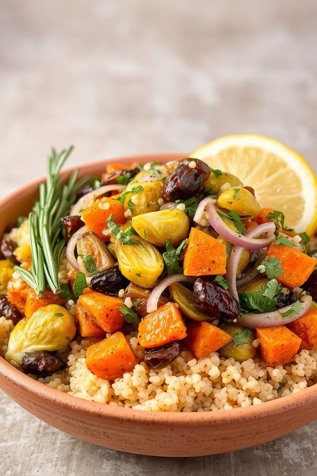 vegan quinoa salad dish