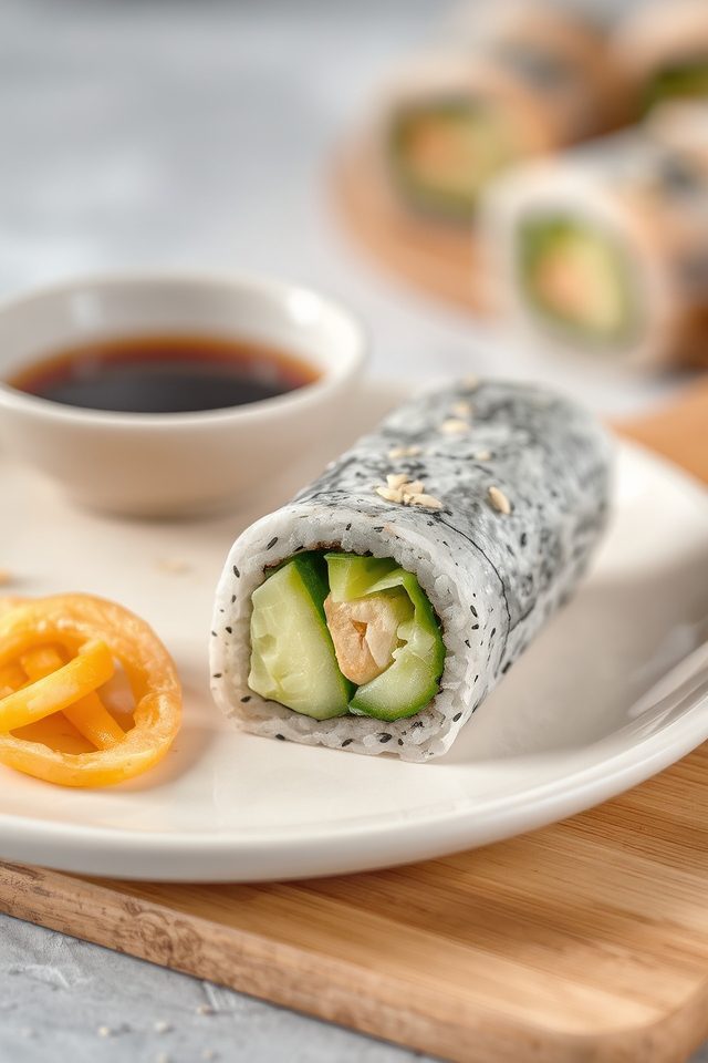 vegan sushi roll option
