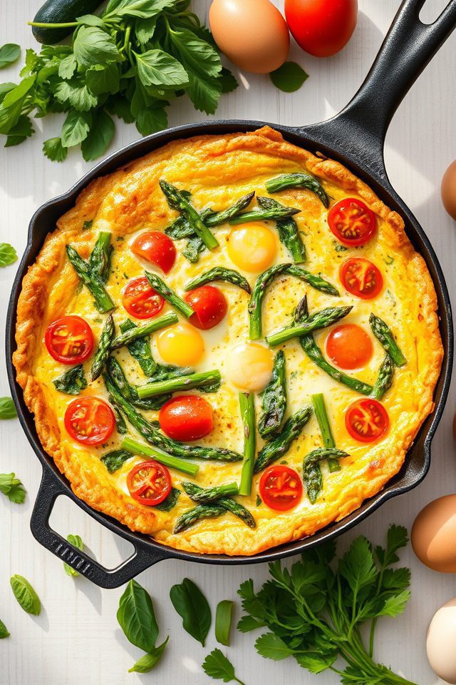 vegetable egg breakfast dish