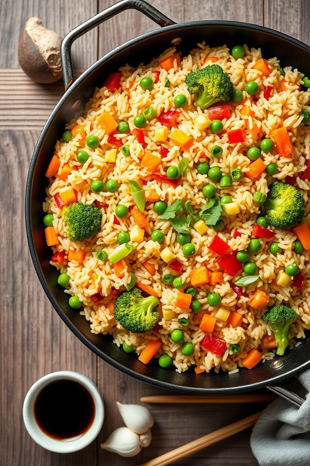 vegetable loaded stir fry