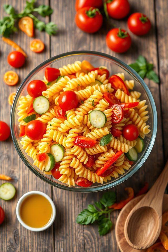 vegetable pasta salad recipe