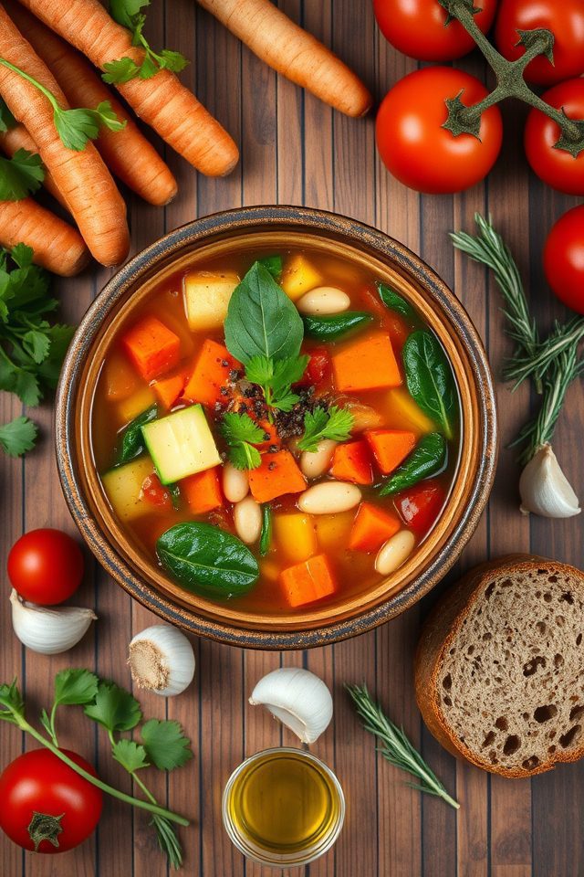 vegetable rich italian soup