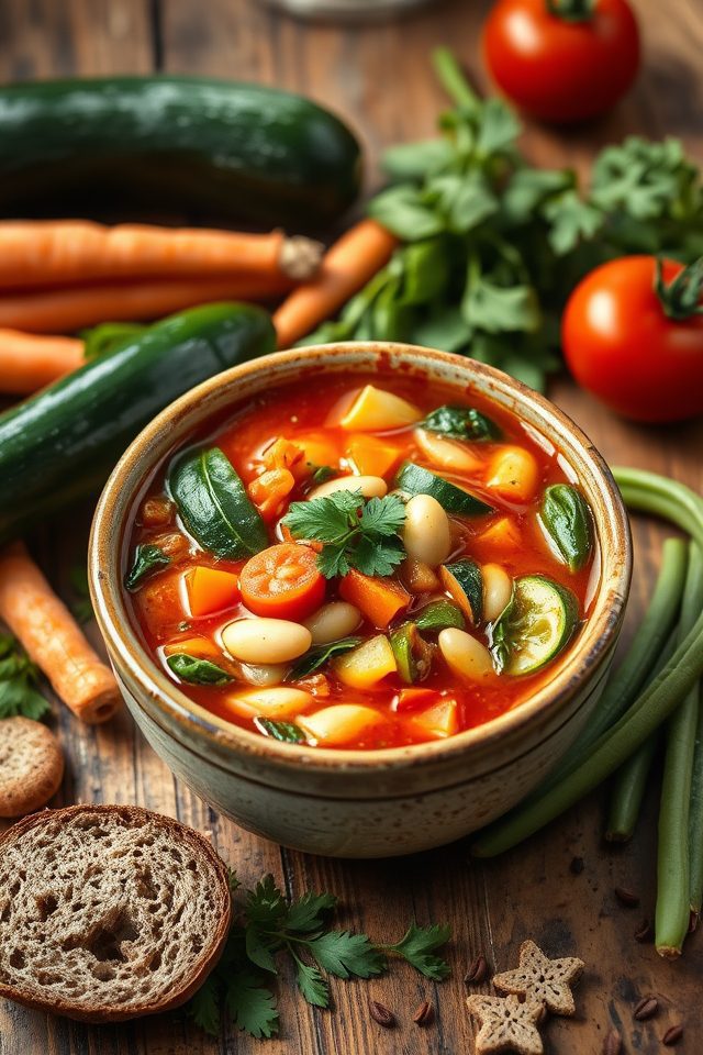 vegetable rich italian soup
