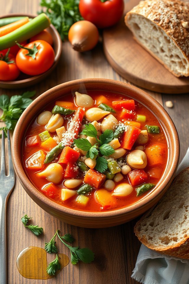 vegetable rich italian soup