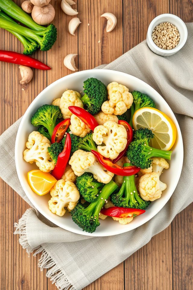vegetable saut with sauce