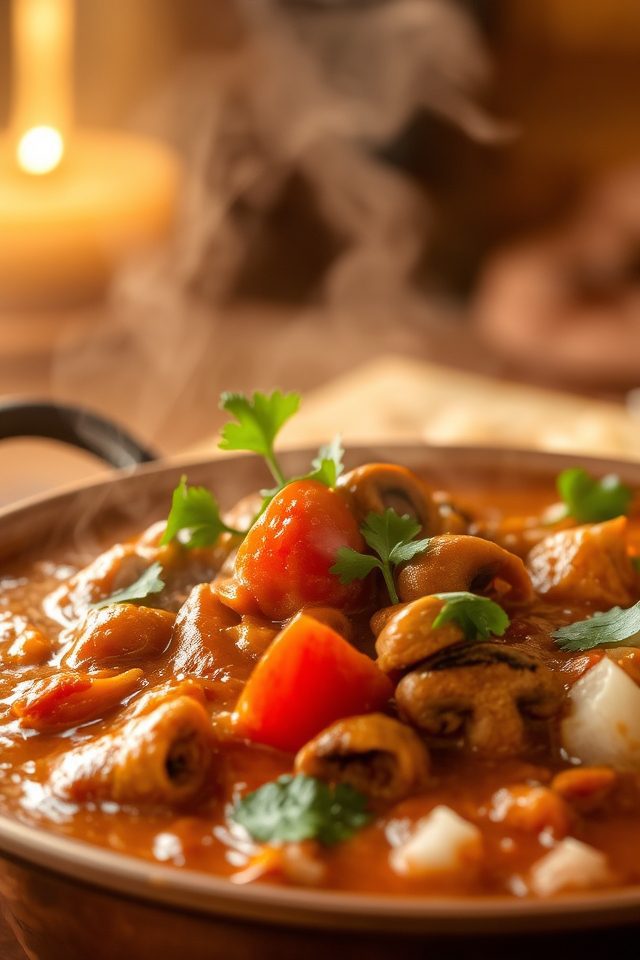 vegetarian indian curry dish
