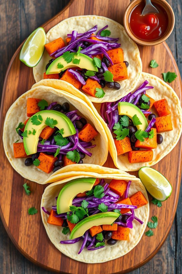 vegetarian mexican fusion dish