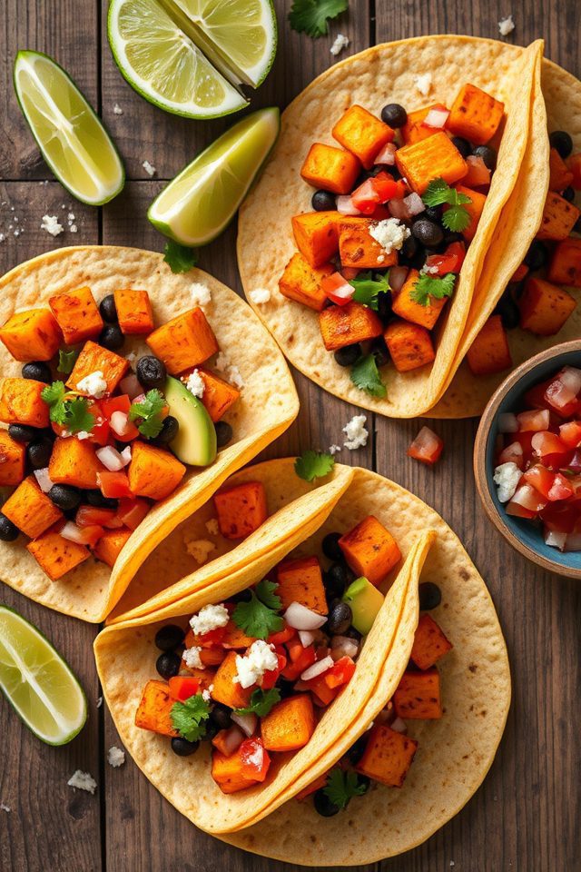 vegetarian mexican fusion dish