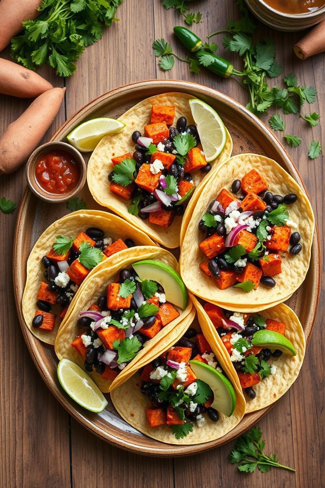 vegetarian mexican fusion dish