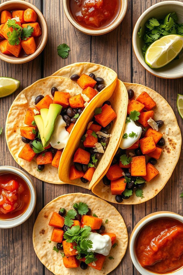 vegetarian mexican fusion dish