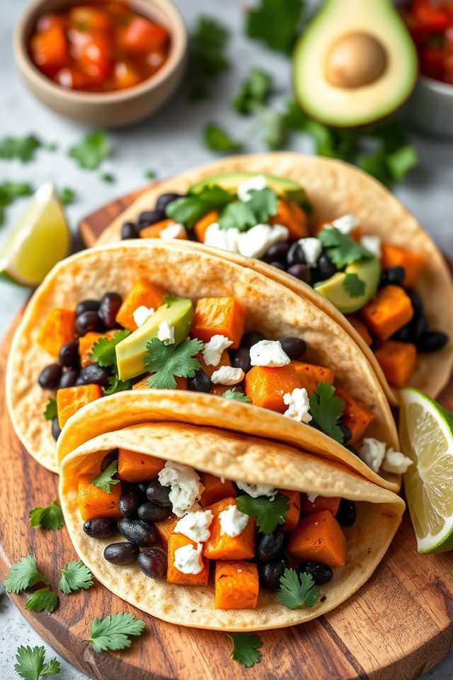 vegetarian mexican fusion dish