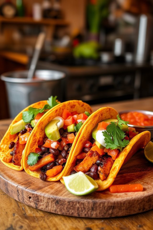 vegetarian mexican taco recipe