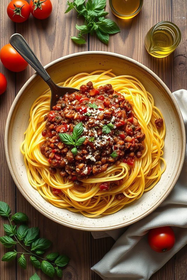 vegetarian pasta squash dish