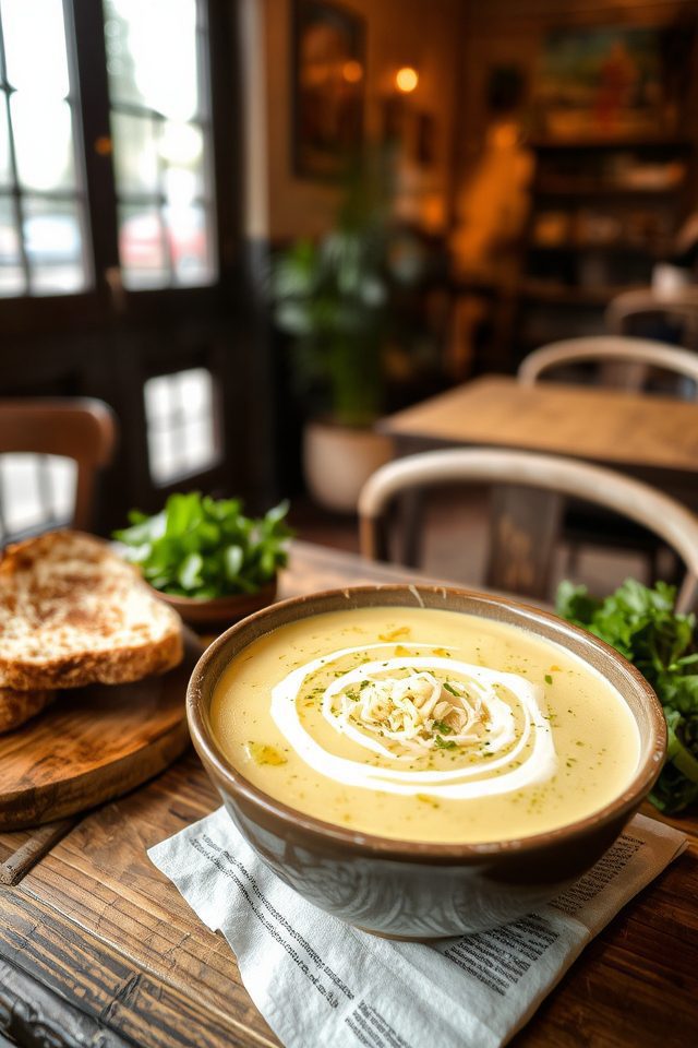 vegetarian soup options available