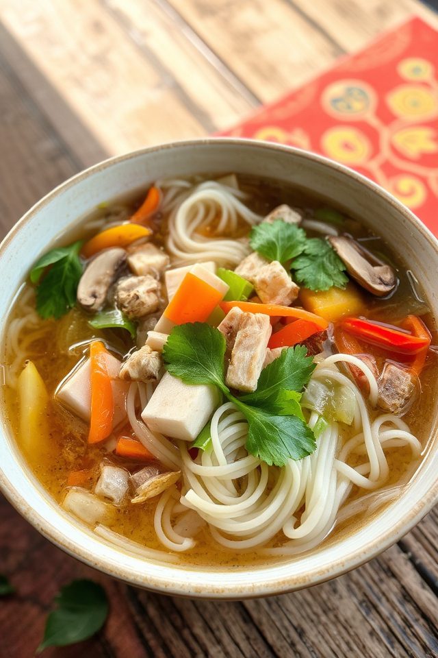 vegetarian vietnamese noodle soup