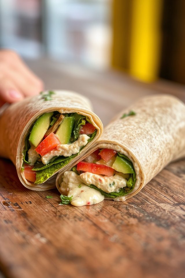 vegetarian wraps are healthy