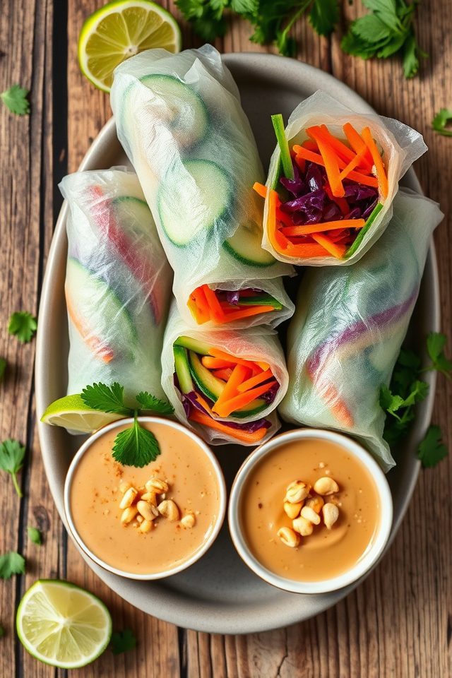 veggie spring rolls recipe