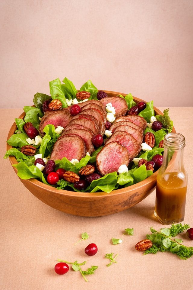 venison cranberry salad recipe