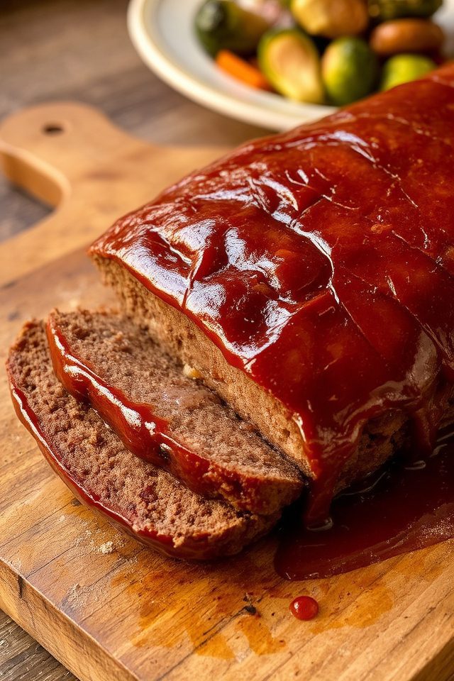 venison meatloaf ketchup glaze