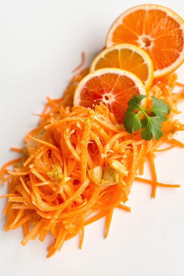 vibrant citrus carrot salad