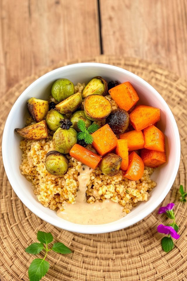 vibrant quinoa vegetable bowl