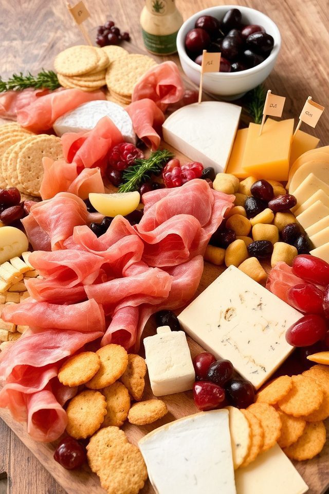 visual appetizer food display