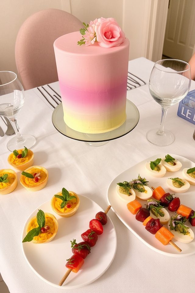 visually stunning party foods