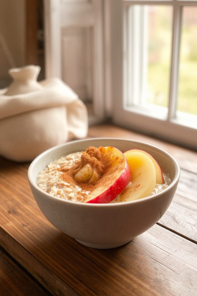 warm cinnamon apple breakfast