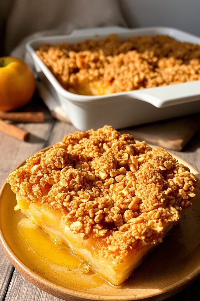 warm comforting apple dessert