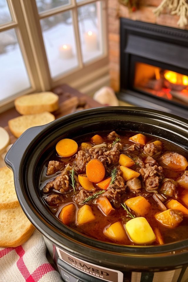 warm comforting winter stew