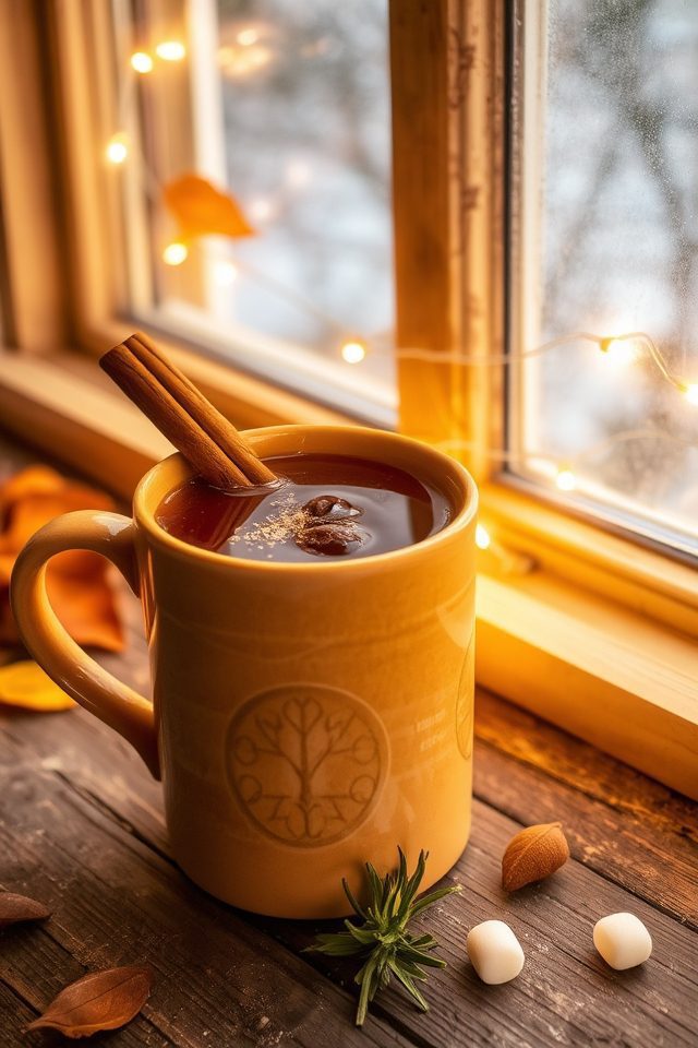 warm spiced apple cider