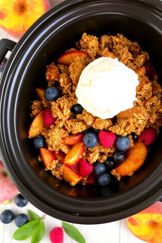 warm weather fruit dessert