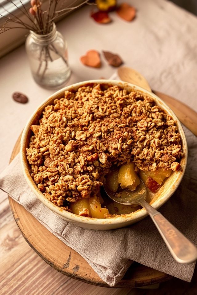 warmth of apple crisp