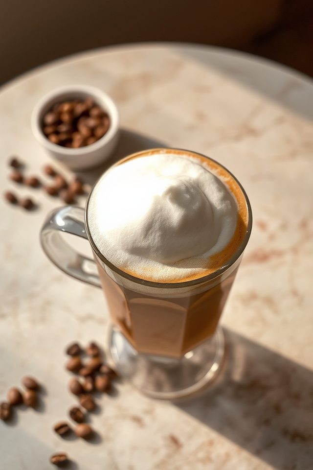 whipped korean coffee delight