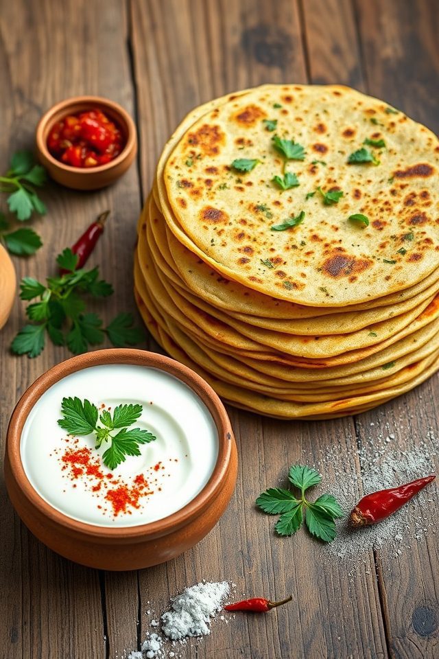 whole wheat methi thepla