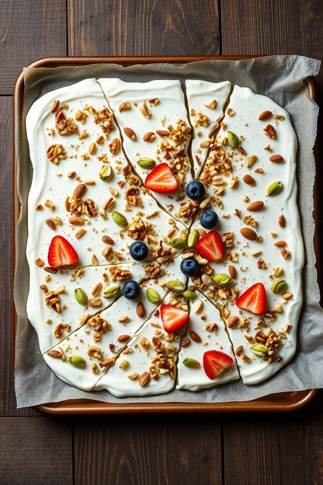 yogurt bark nut toppings