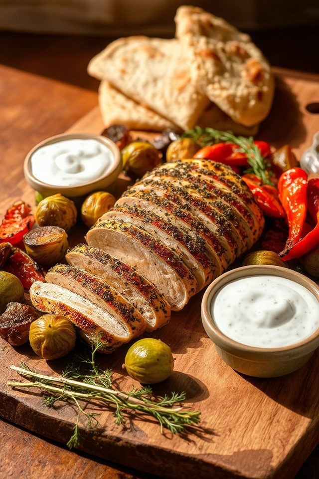 zaatar chicken is delicious