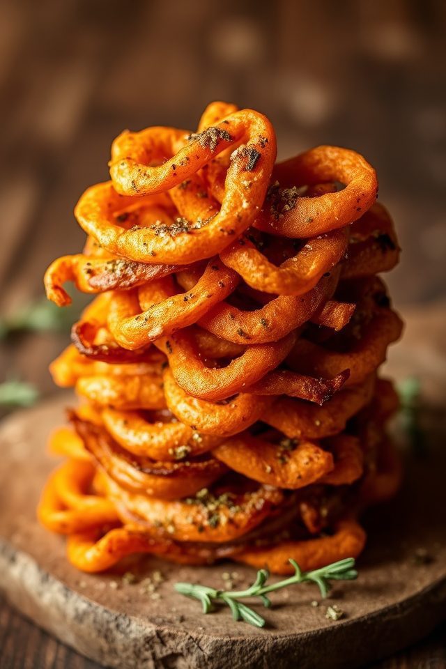 zaatar spiced sweet fries