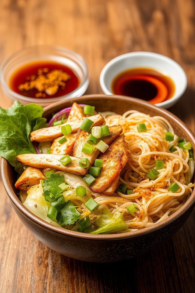 zesty asian chicken salad