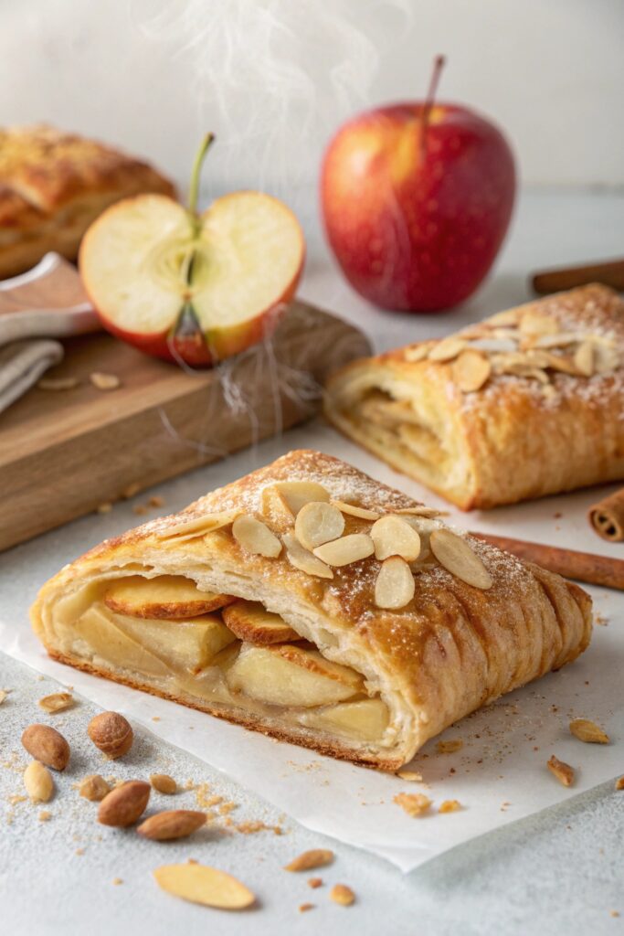 apple almond pastries delightfully baked