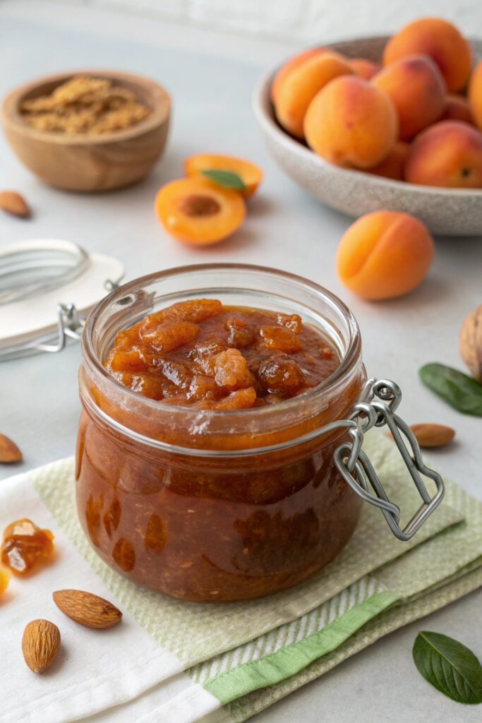 apricot almond gourmet jam