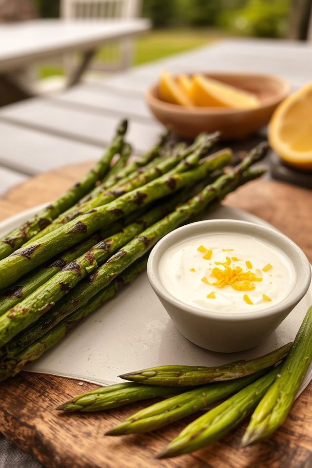 asparagus with lemon sauce