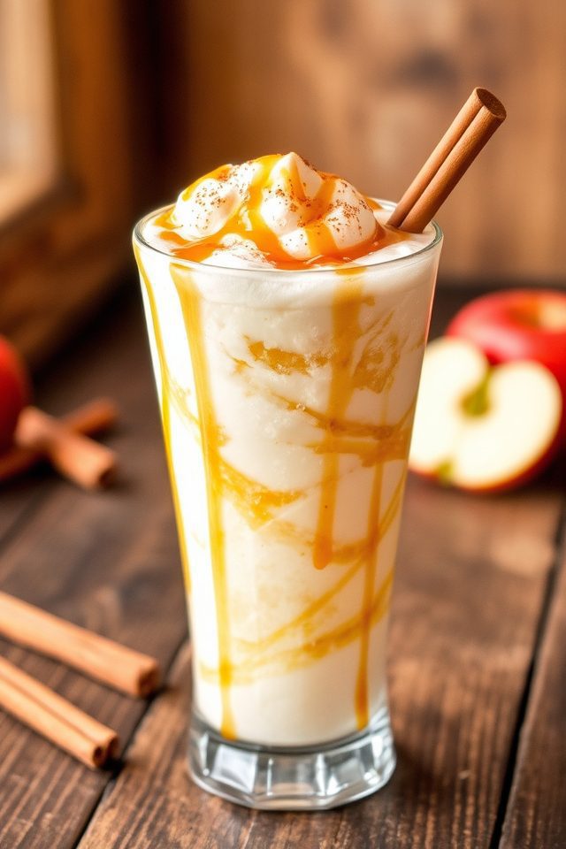 autumn inspired slushie drink