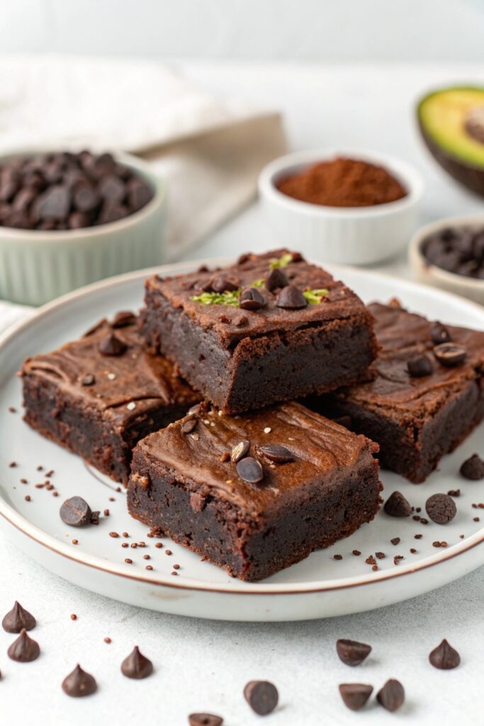 avocado based guilt free brownies