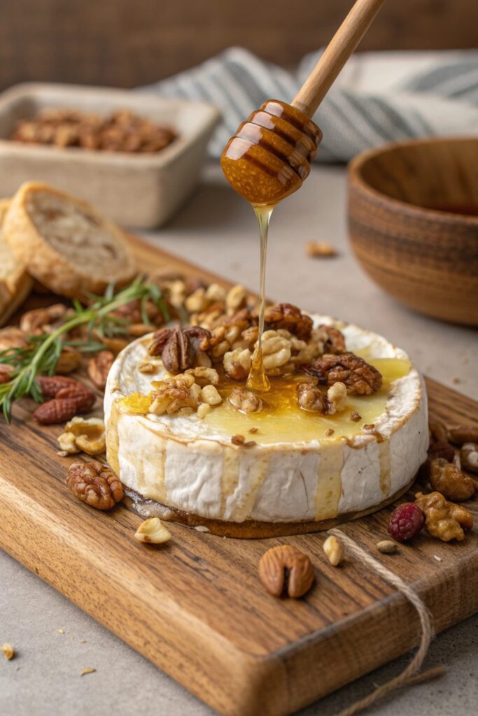 baked brie honey nuts